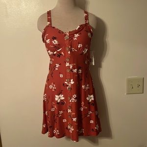 No Boundaries ruffle strap dress